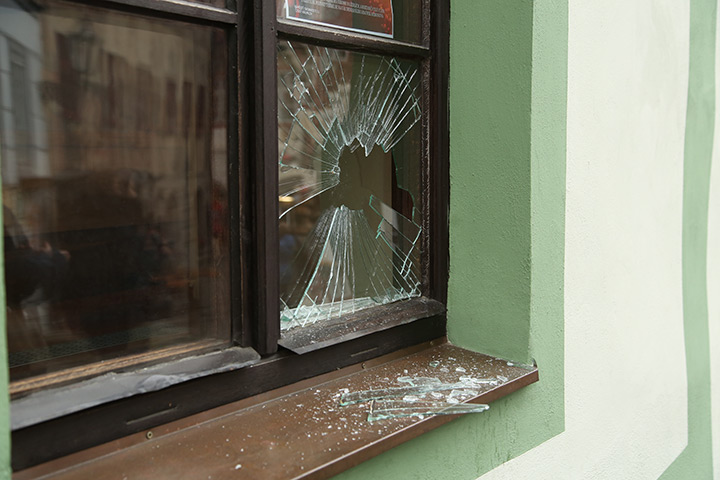 A2B Glass are able to board up broken windows while they are being repaired in Southgate.